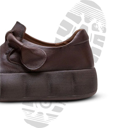 Elegance with every step Leather shoes with bow detail / OUTDOOR W6