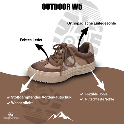 Modern Design Lederschuhe für Damen / OUTDOOR W5