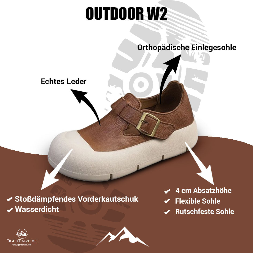 Elegant women's shoes with unique details refined / OUTDOOR W2