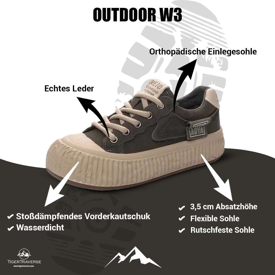 Stadtstil: Maximaler Komfort mit dicker Sohle / OUTDOOR W3